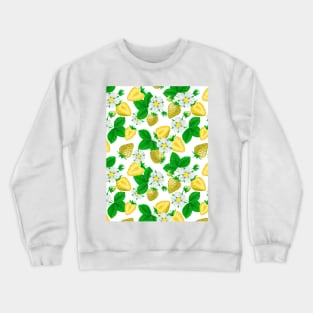 Yellow Strawberries Crewneck Sweatshirt